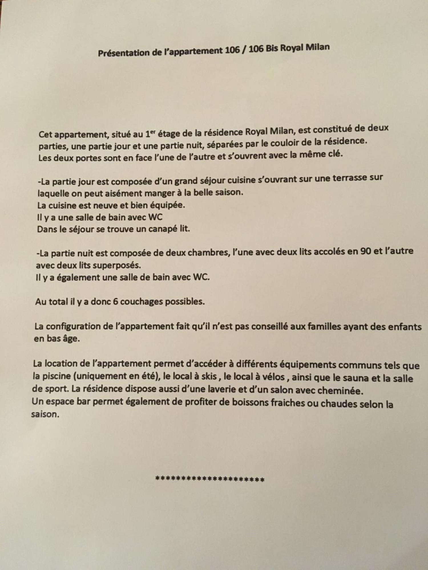 Appartement Royal Milan A Deux Cles Partie Nuit Et Partie Jour Saint-Lary-Soulan Zewnętrze zdjęcie